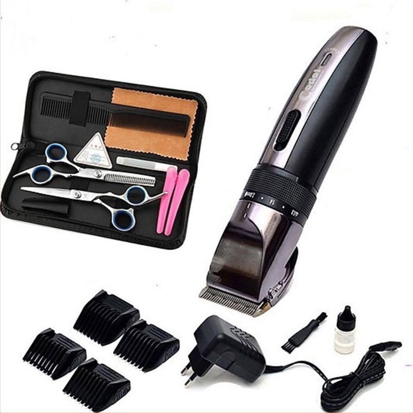 Tông đơ cắt tóc nam codol 531 tặng bộ kéo cắt tỉa chuyên nghiệp + phụ kiện