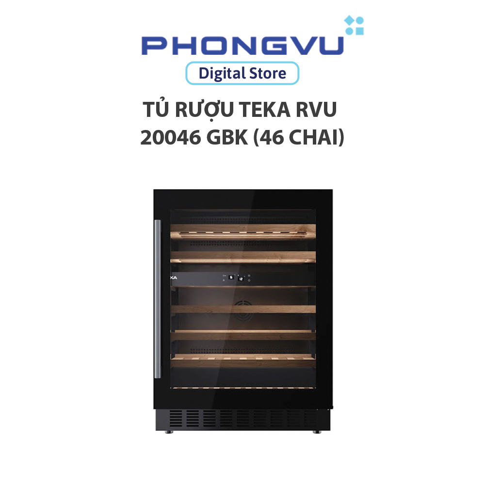 Tủ rượu Teka RVU 20046 GBK (46 chai) - Bảo hành 24 tháng