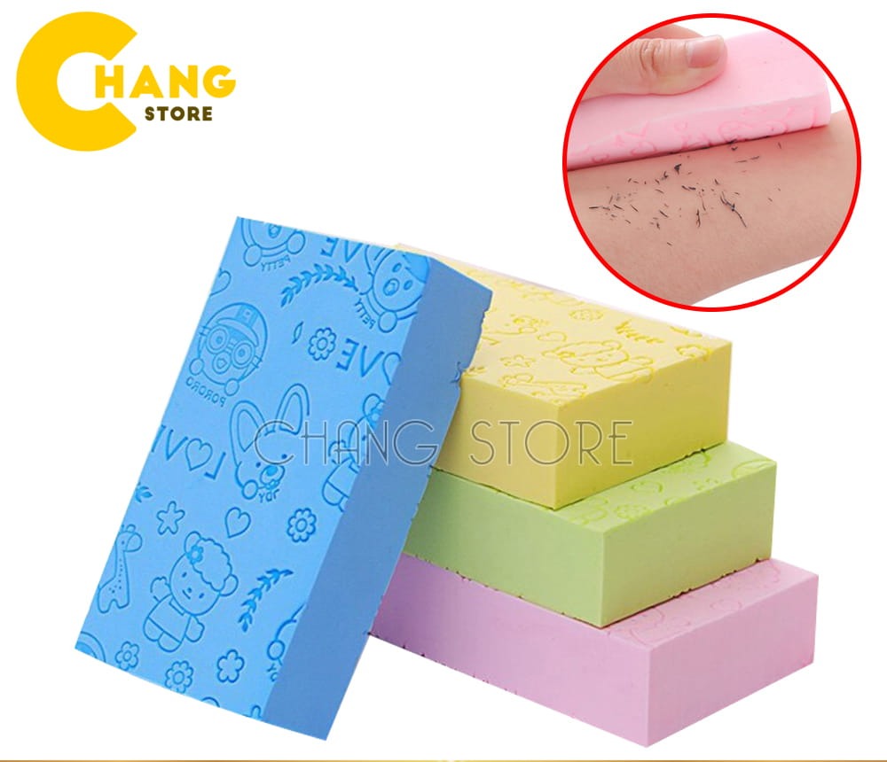 Bông Tắm Kì Ghét Siêu Sạch-Bọt biển mềm mại an toàn cho da-Mút bông tắm kỳ ghét siêu bền siêu sạch thần kỳ