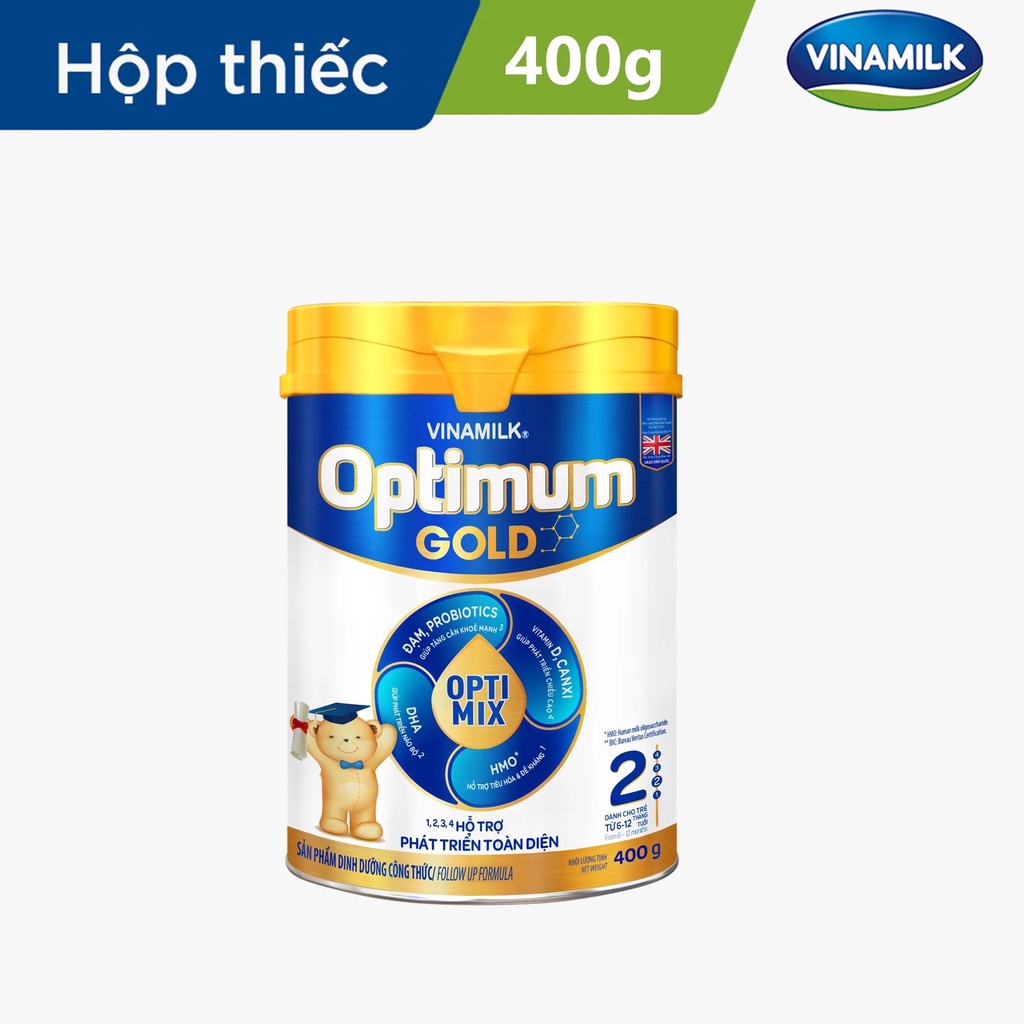 Sữa bột optimum gold hmo 2 400g hsd 4-2024