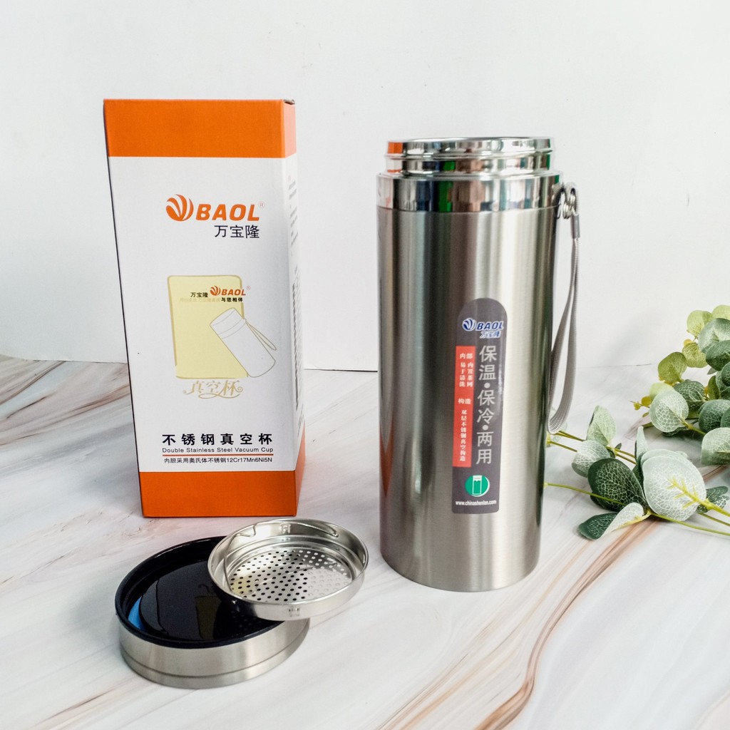 Bình giữ nhiệt baol inox 2 lớp 304 1200ml giữ nóng, lạnh 24h, bình giữ nhiệt hơn 12h