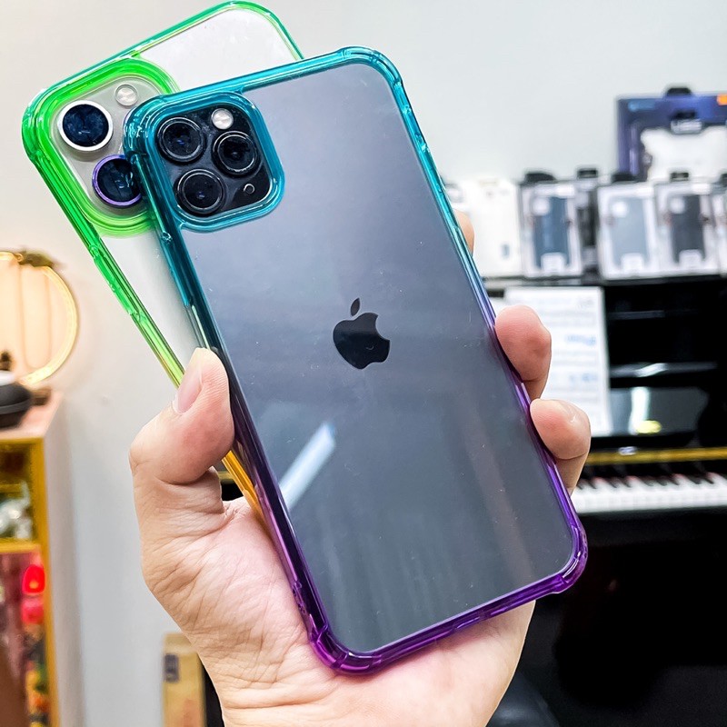 Ốp chống rớt Summer cho iphone 12 pro max/12 pro/ 12 mini/11 pro max/11 pro/ xs max/xs lưng nhựa viền silicon dẻo