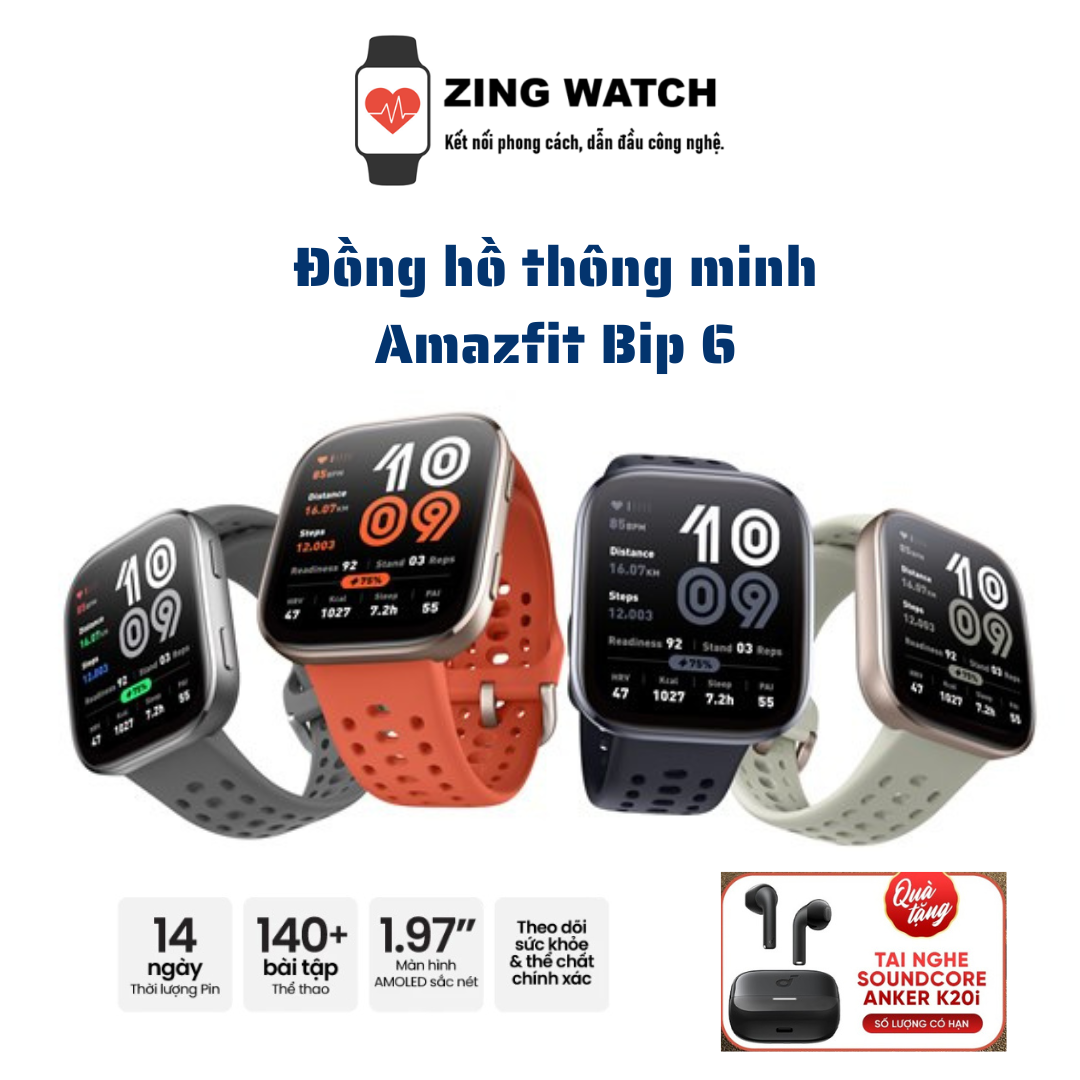Đồng hồ thông minh Amazfit Bip 6