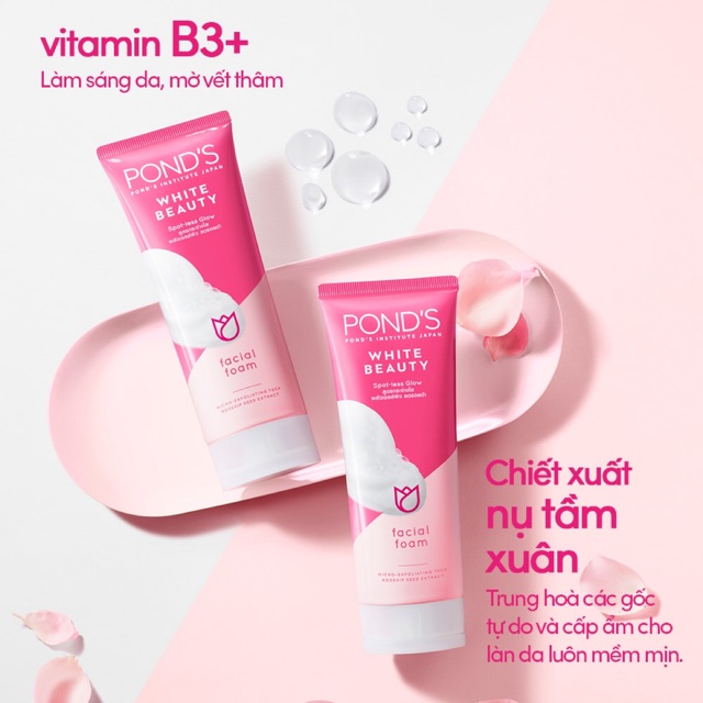 Sữa Rửa Mặt Làm Sáng Da PondS White Beauty (100G)
