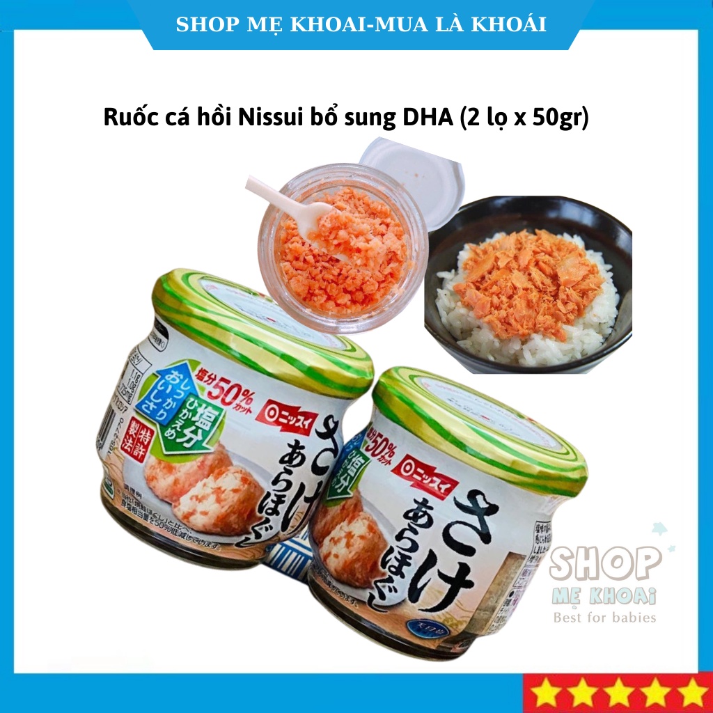Set 2 lọ ruốc cá hồi Nissui bổ sung DHA