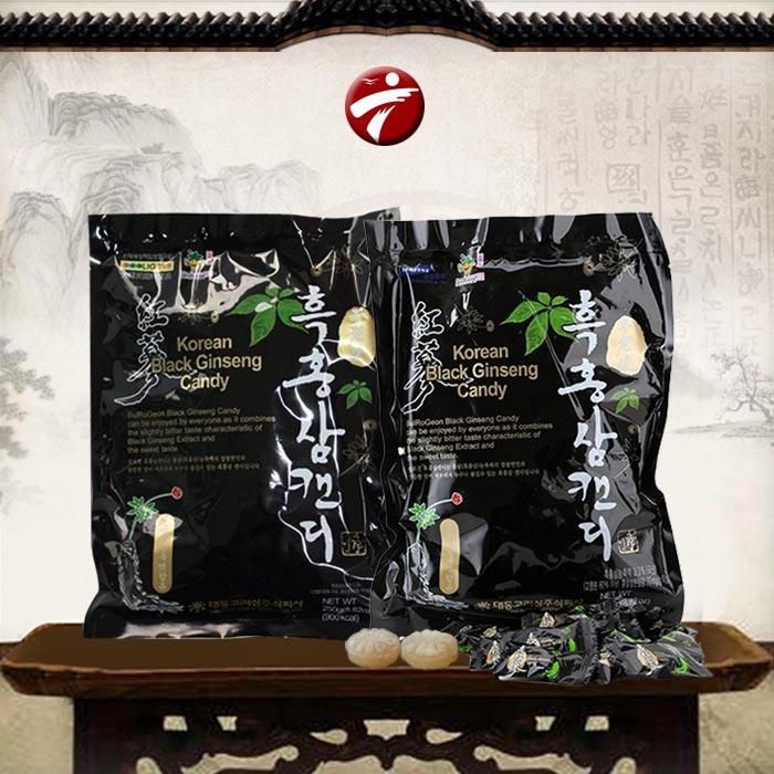 Combo 5 gói kẹo hắc sâm hàn quốc túi 250g huto house