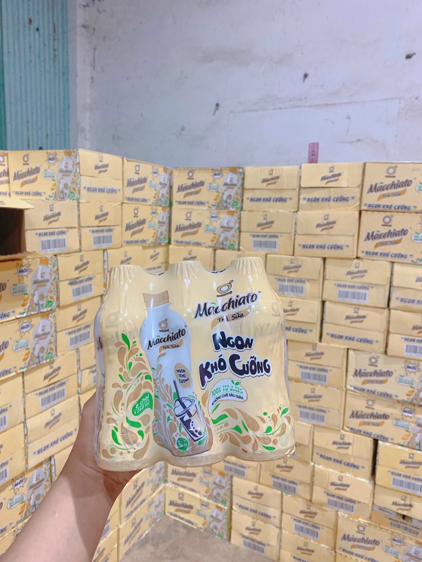 Trà sữa không độ Matchiato 6 chai - HSD 14/09/2022