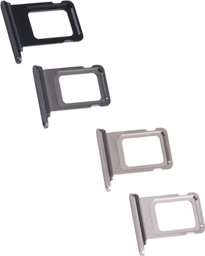 Khay đựng sim iP15 / iP15 Plus bản 1 sim vật lý có ron chống nước