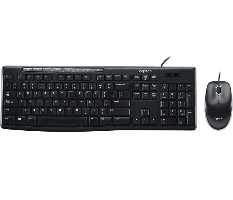 Bộ bàn phím và chuột logitech combo mk200