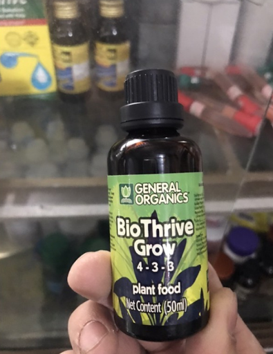 Phân bón Bio Thrive Grow nhập Mỹ chai 50ml chuyên dùng Hoa Lan