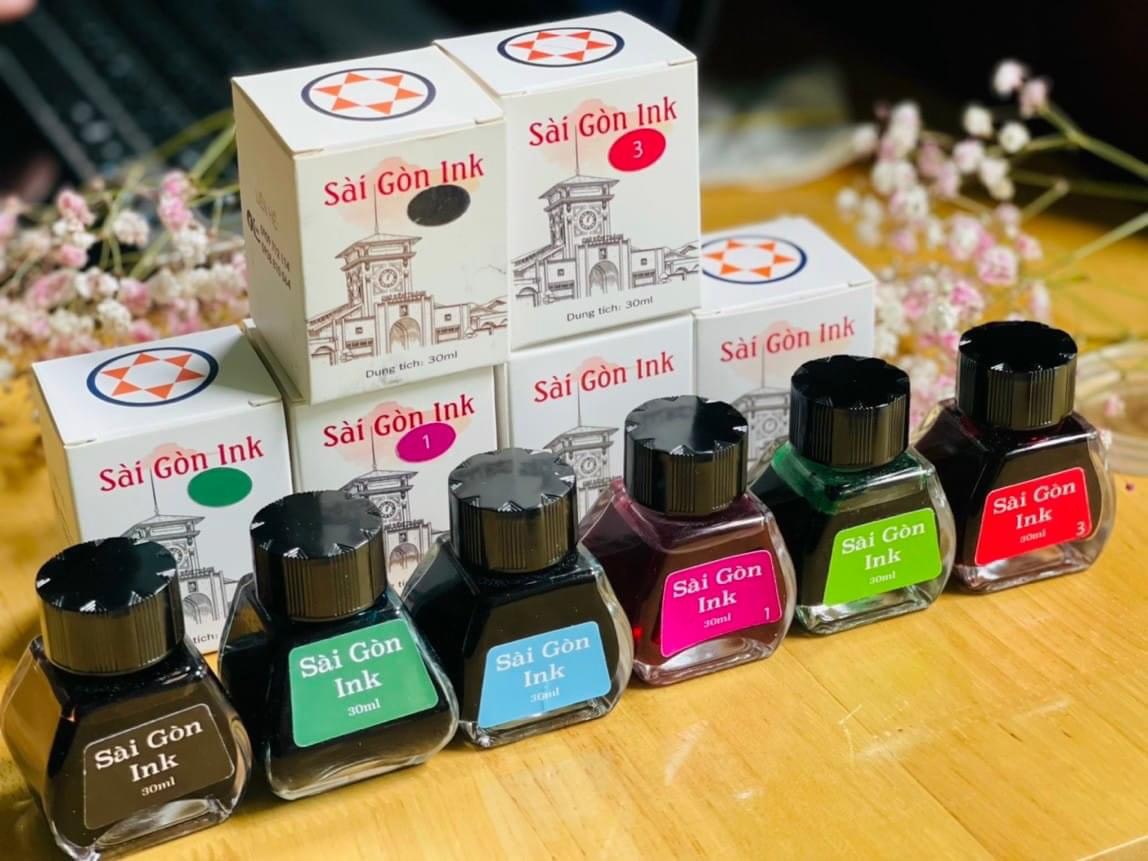 [HCM]MỰC BÚT MÁY SÀI GÒN INK 30ML