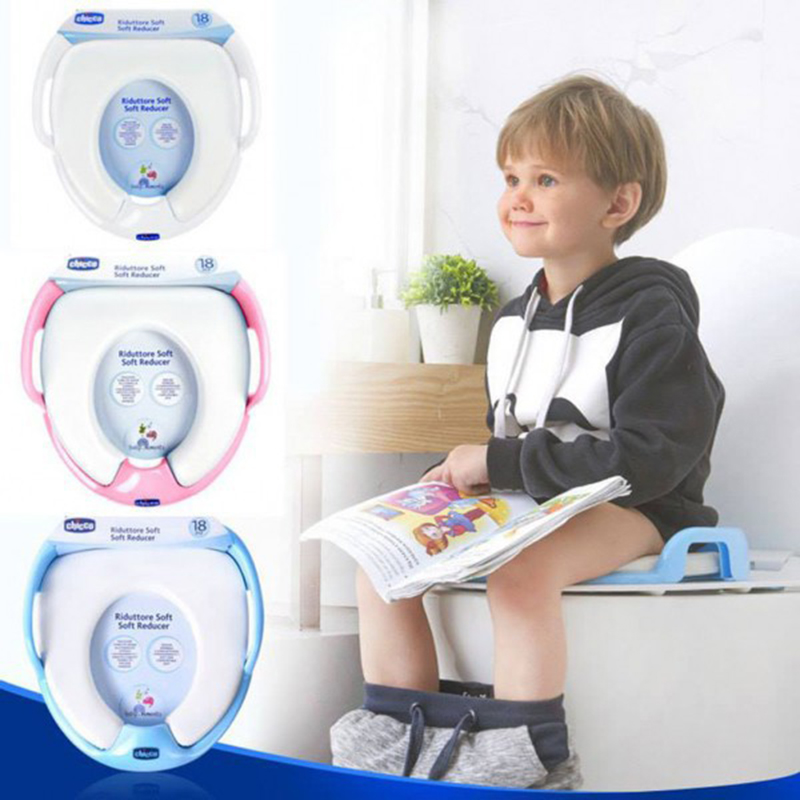 Nắp thu nhỏ bồn cầu Chicco tiện lợi tập vệ sinh cho bé