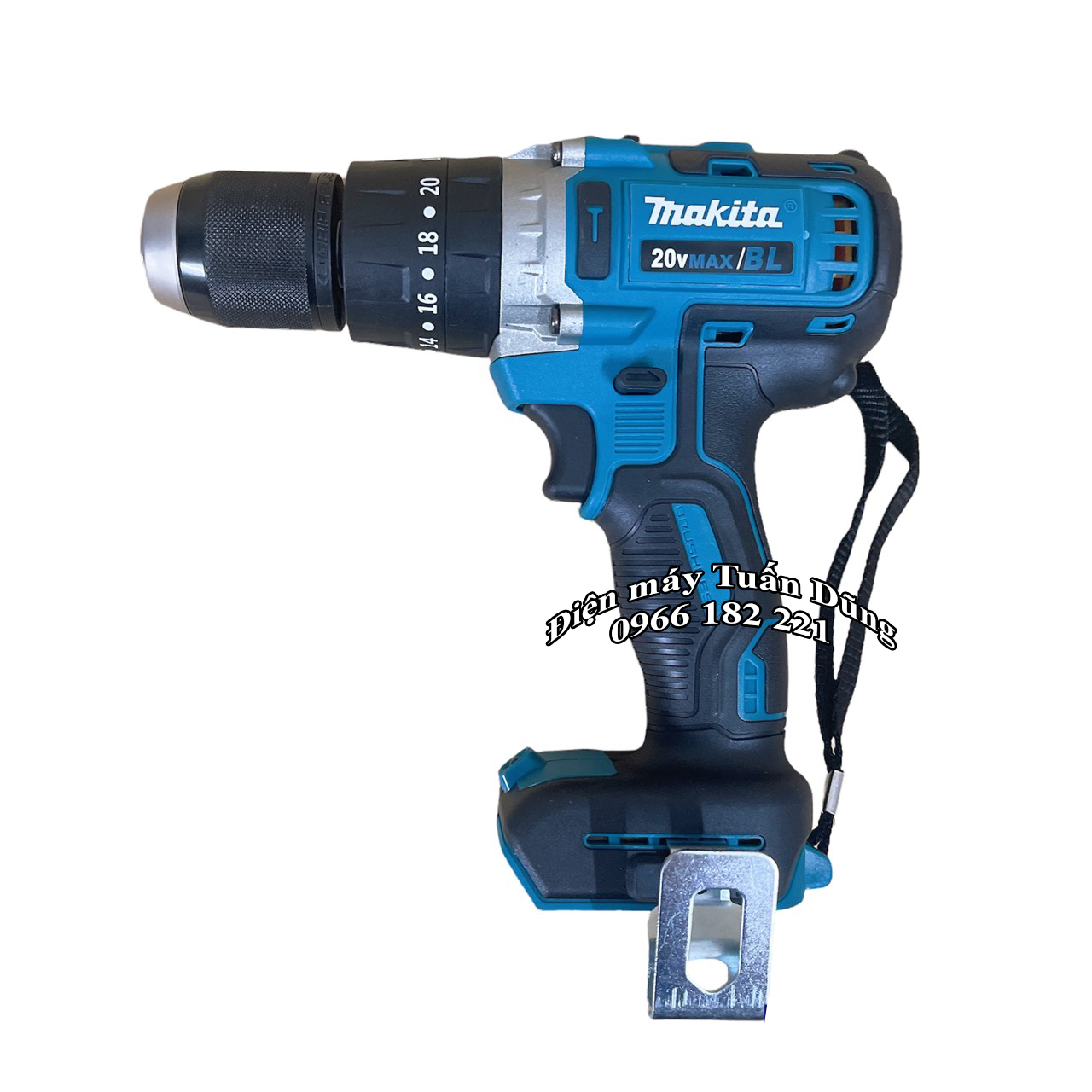 Thân máy khoan dùng pin 13 ly makita df331d chân pin nội địa 22mm động cơ không chổi than