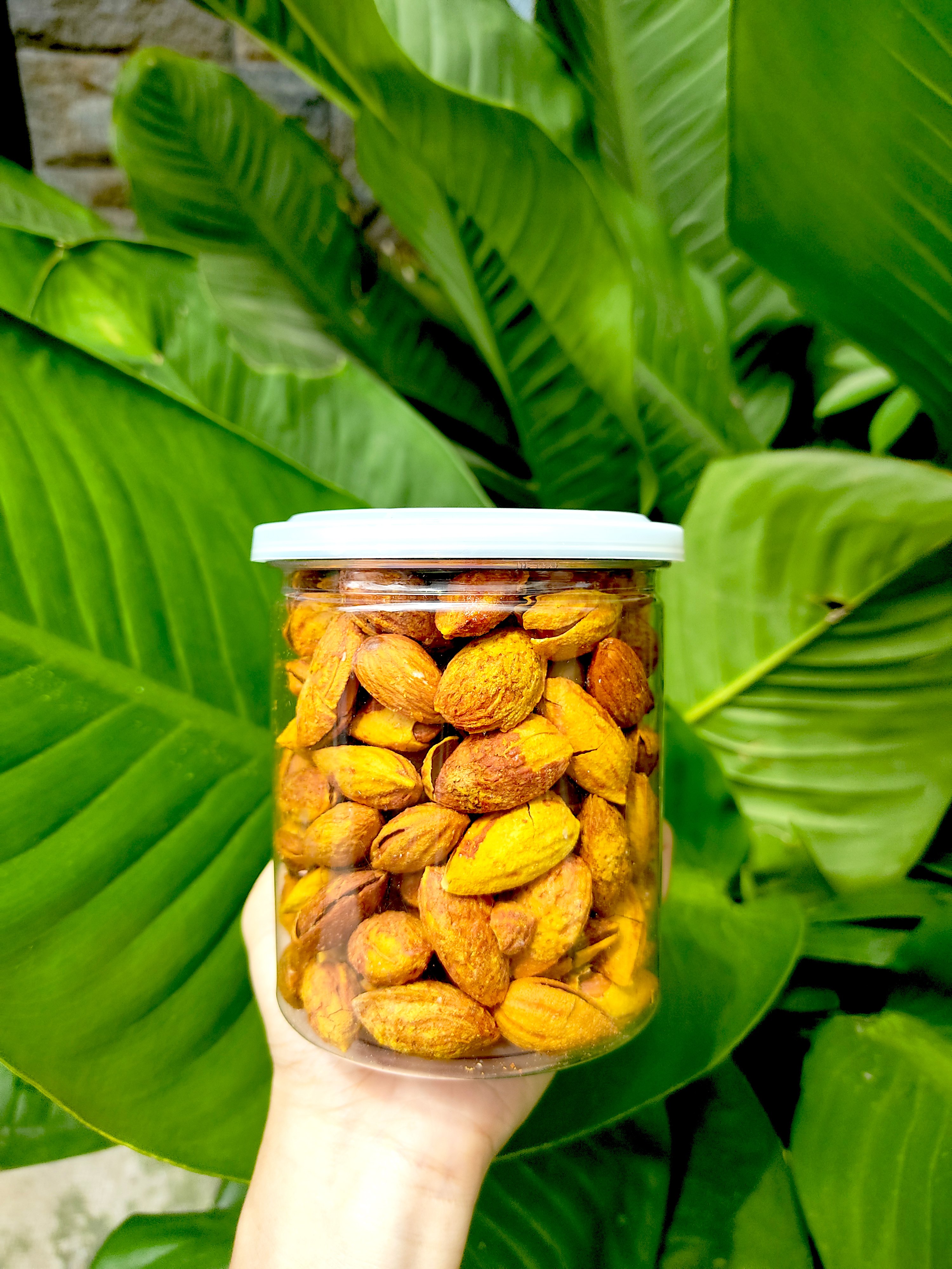 Hạnh nhân rang bơ 500g- hạnh nhân vỏ mỏng rang bơ