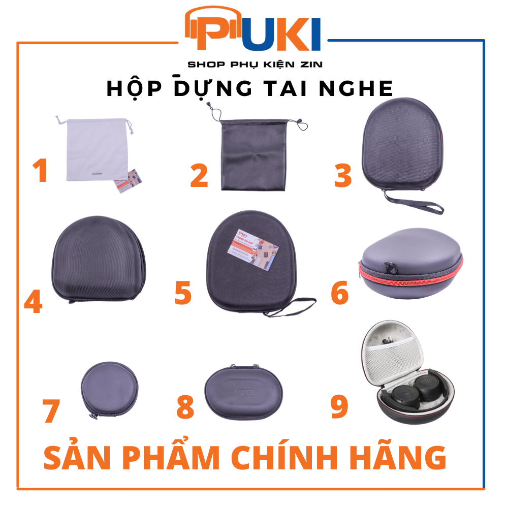 Hộp đựng tai nghe - hộp đựng tai nghe cao cấp - hộp đựng giá rẻ - puki shop