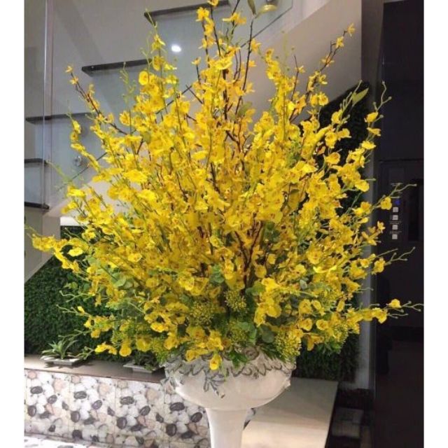 Hoa Lan Vũ Nữ Giả 1M 8 Nhánh Hoa Hàng Cao Cấp