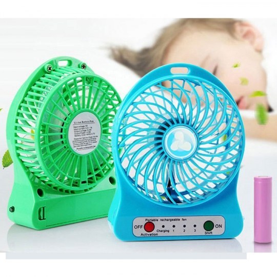[HCM]Quạt mini để bàn cao cấp nhỏ gọn 3 chế độ - Quạt sạc mini để bàn