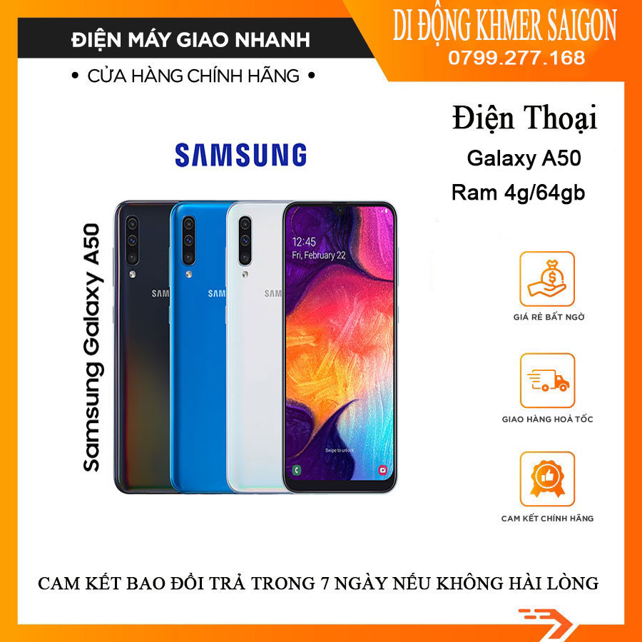 Samsung Galaxy A70  Ram 6g/128gb máy chính hãng tặng kèm 1 ốp lưng