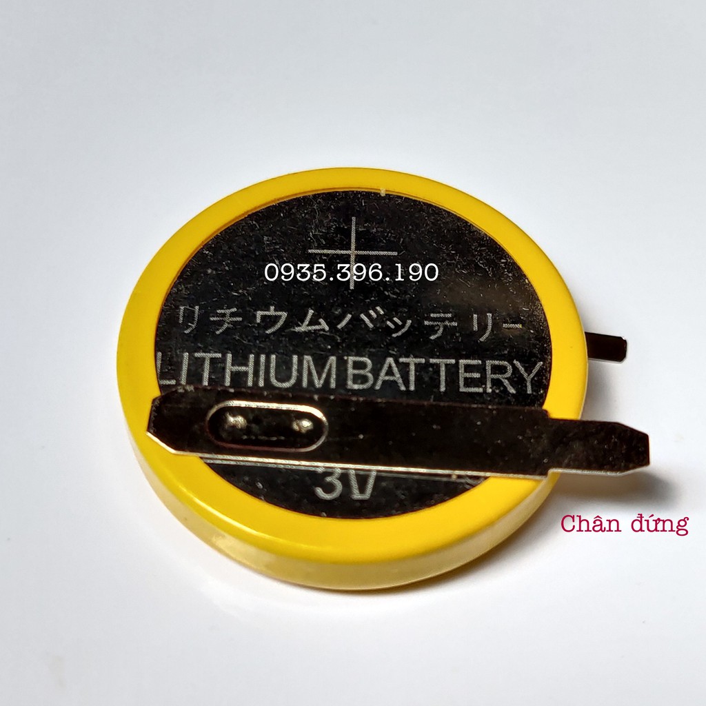 Pin nồi cơm Nhật 3v CR2450 CR2454 CR2477 chân đứng