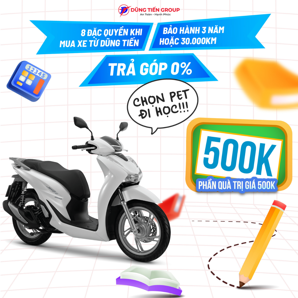 Xe máy honda sh 160i 2024 - phiên bản tiêu chuẩn - phanh cbs
