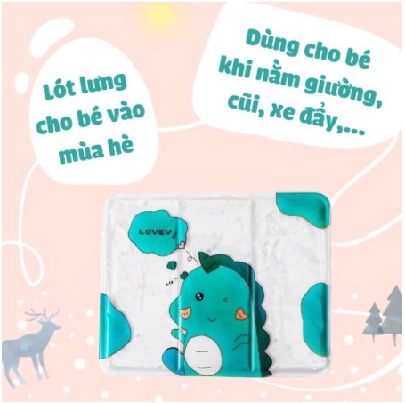 Đệm thạch làm mát lưng cho bé - đệm mát lưng hapiso.