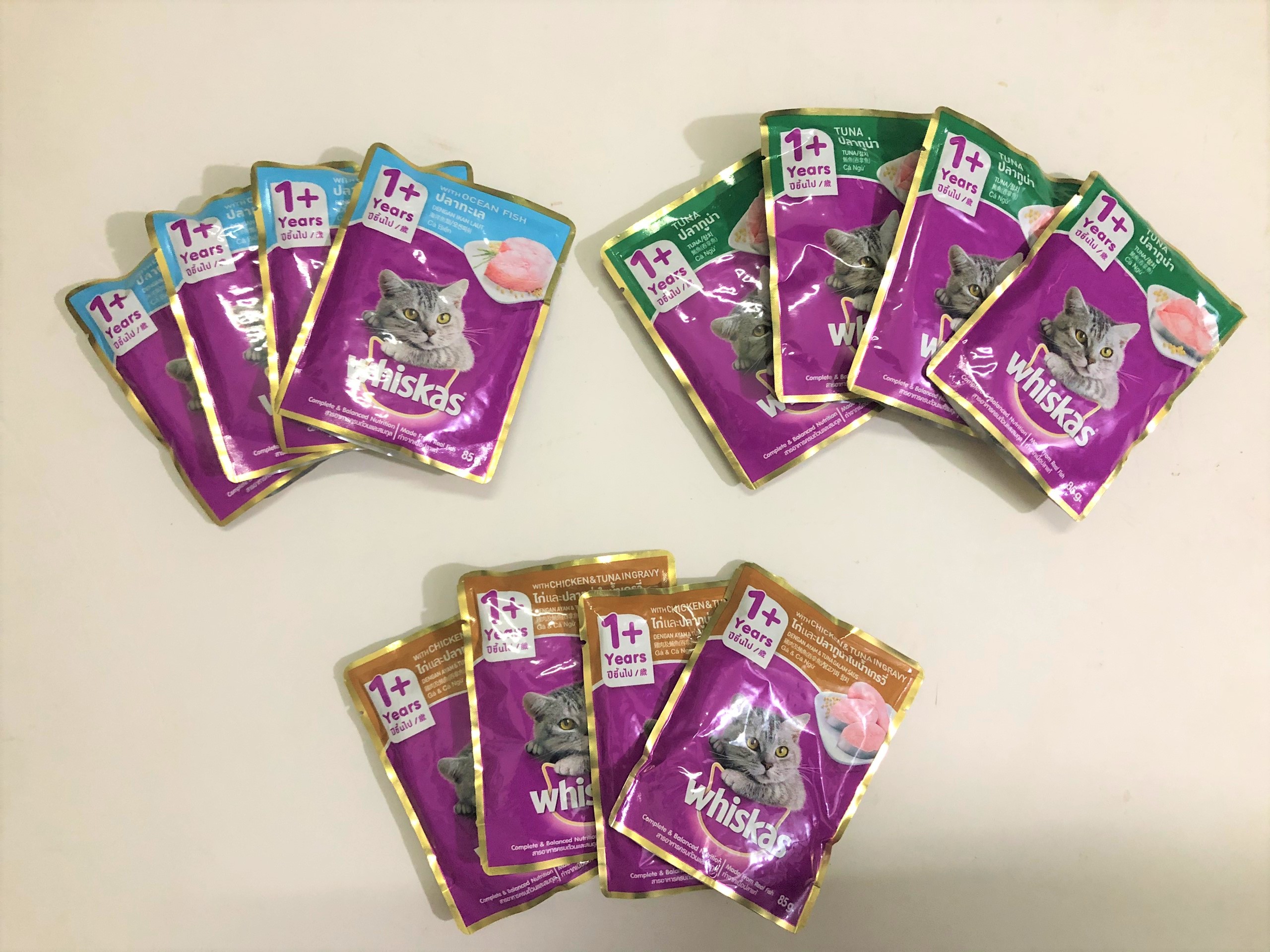 Combo 12 gói / 12 pcs - whiskas 85g - pate cho mèo