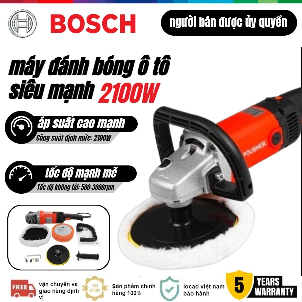 🔥khuyến mãi🔥máy đánh bóng xe hơi 2100w máy đánh bóng ô tô 220v có thể điều chỉnh tốc độ 3000 vòng/phút