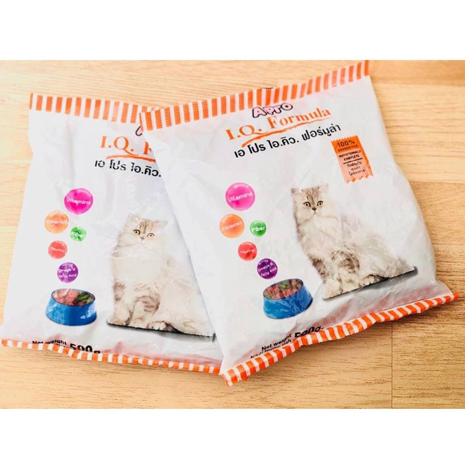 Thức ăn hạt khô cho mèo Apro IQ Formula gói 500g