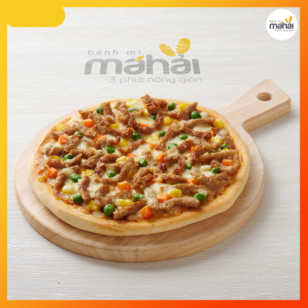 - pizza phô mai sợi cá má hải - - giao ngay trong giờ hành chính