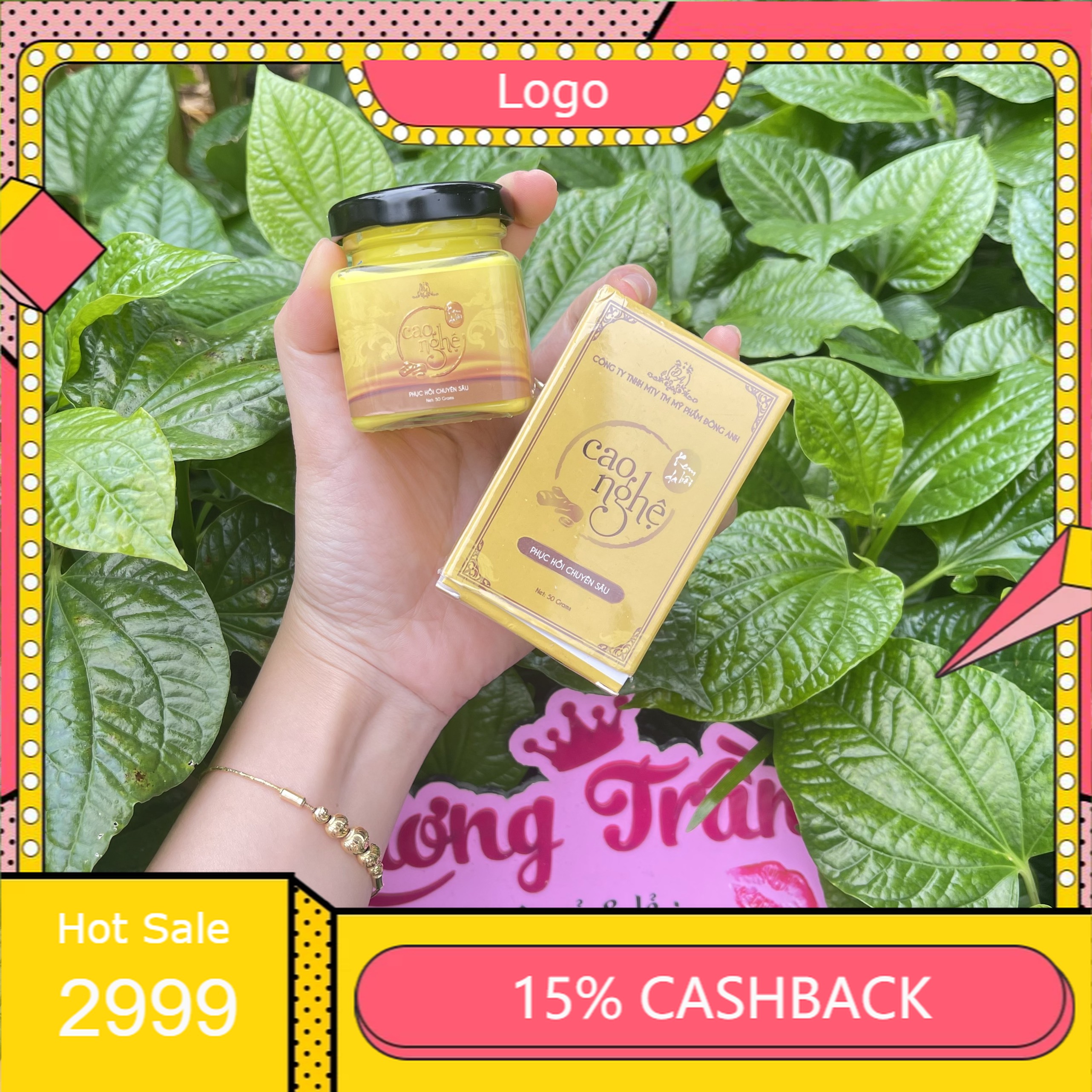 [Chính Hãng] Cao nghệ phục hồi chuyên sâu Collagen X3 mỹ phẩm Đông Anh