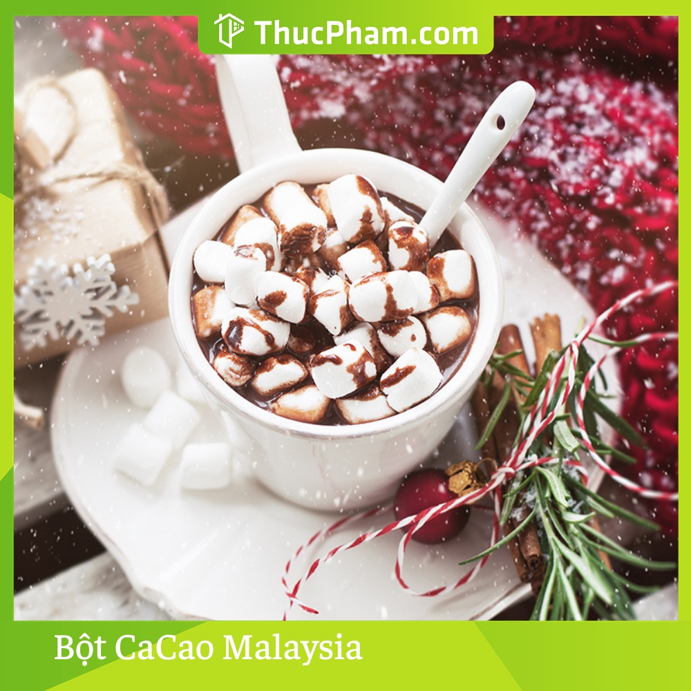 Bột cacao nguyên chất 100% malaysia - 100g - hương vị đậm đà, thơm ngon cho ly trà sữa, đồ uống của bạn