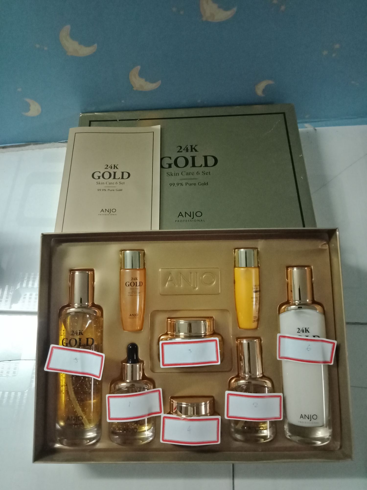 [HCM]Full bộ tinh chất vàng 24k Anjo