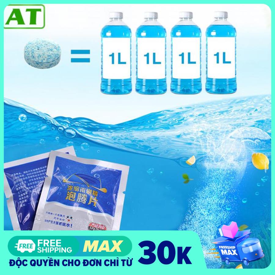 Combo 3 Viên Sủi Rửa Kính Ô Tô Xe Hơi (1 Viên Bằng 4 Lít)