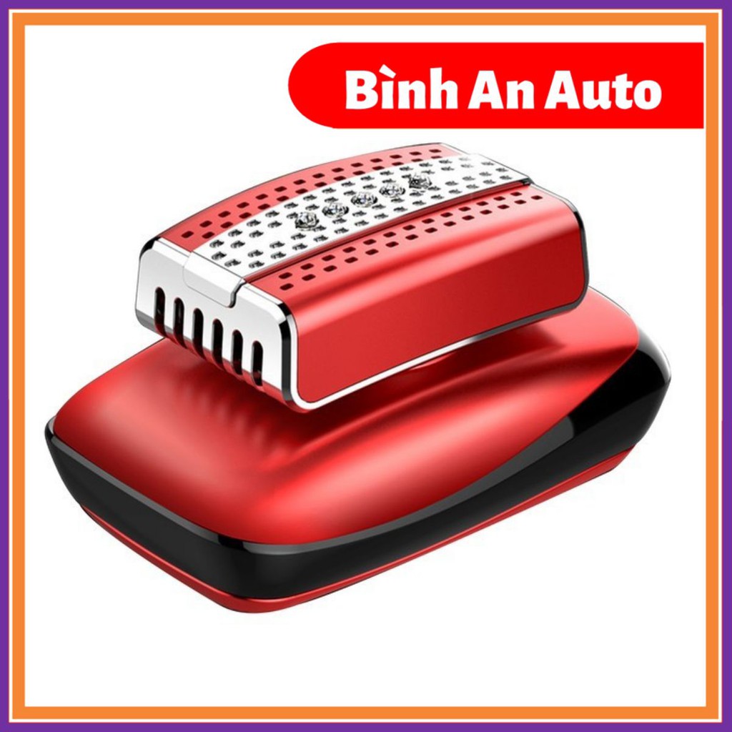 Nước Hoa Ô Tô Cao Cấp Đính Đá Sang Trọng, Nước Hoa Kim Cương Mùi Thơm Nhẹ Nhàng - Hộp nắp vuông - Bình An Auto