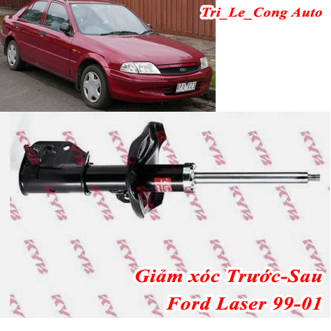 Giảm Xóc Trước Sau Ford Laser 1999-2001 1.6 Phuộc Nhún Trái Phải Số Sàn Tự Động AT MT Tài Phụ