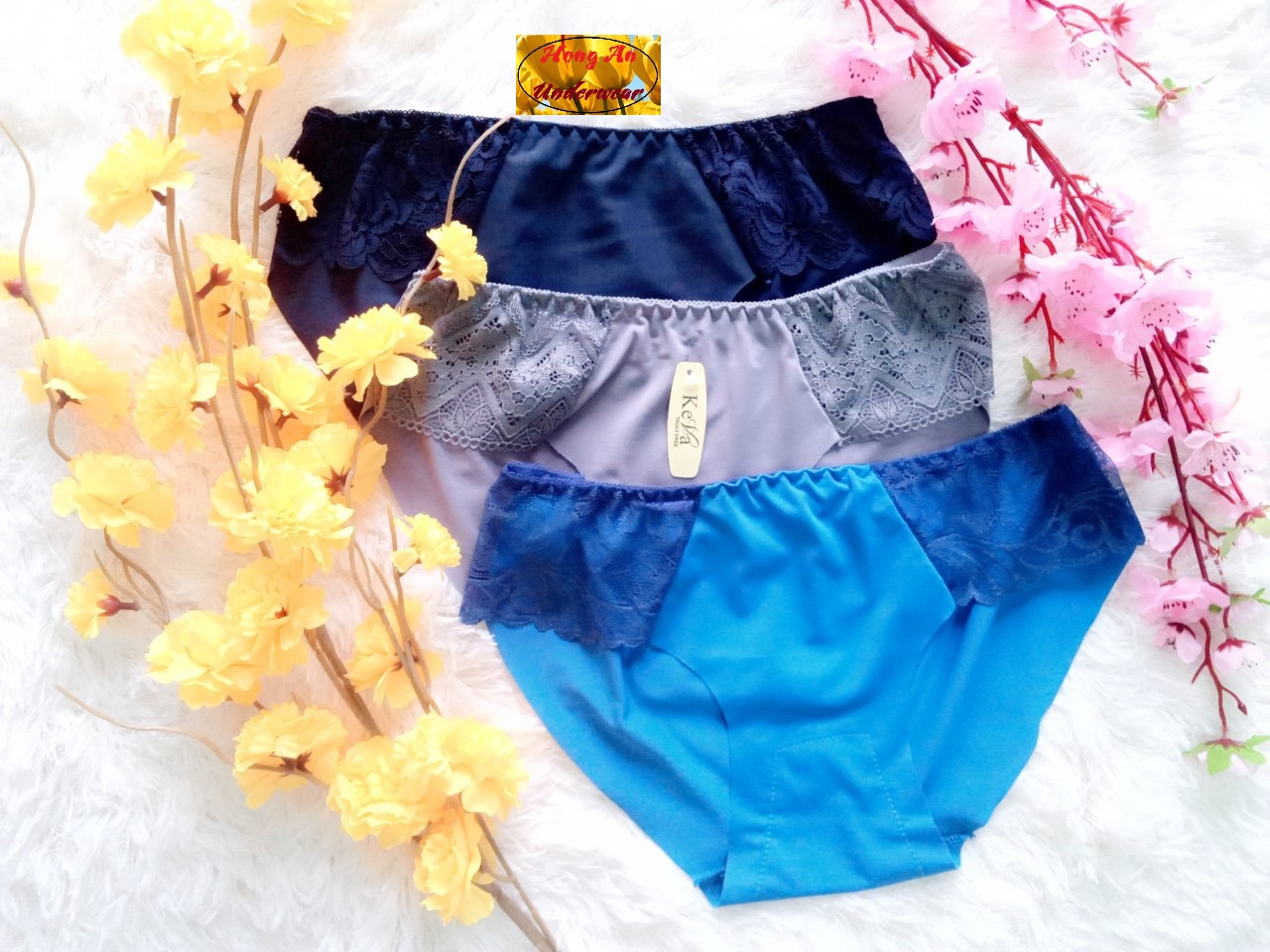 SET 10 Quần lót su phối ren 2 bên, COMBO 10 Quần lót su phối ren, Quần lót su thoáng mát, Quần lót su đủ size từ 40kg đến 75kg (BIGSIZE TỪ 60KG-75KG) 4