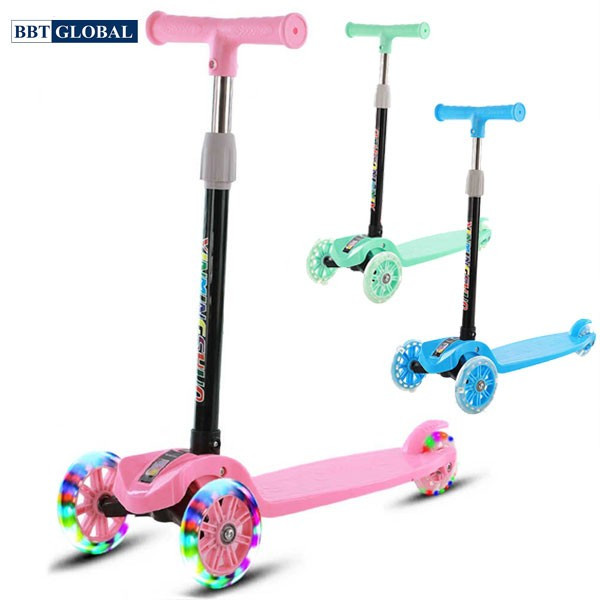 [SIÊU RẺ] Xe trượt cho bé, xe trượt Scooter bánh xe phát sáng tự động cho bé
