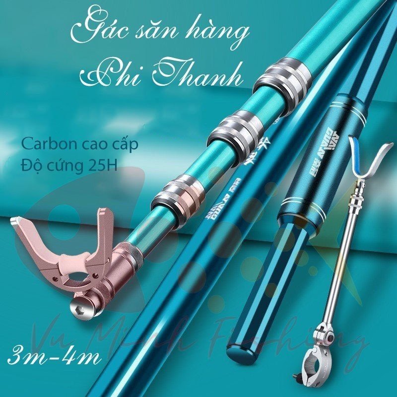  GÁC CẦN  PHI THANH CHUYÊN DÙNG SĂN HÀNG XANH NHÃ LAM ĐỘ CỨNG 25 H CAO CẤP 
