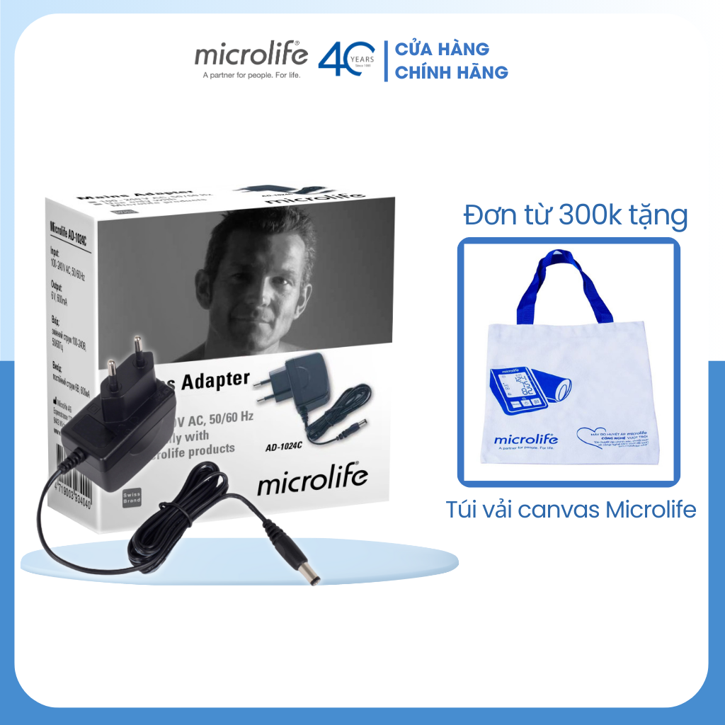 Adapter Microlife Chuyên Dùng Cho Máy Đo Huyết Áp