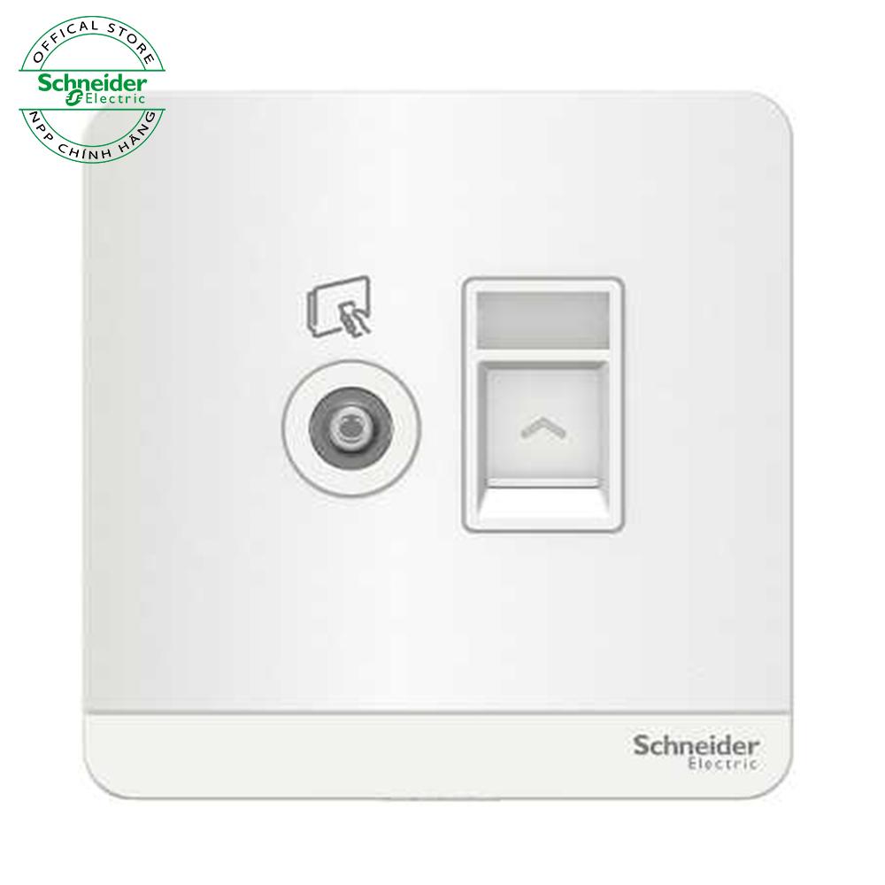 Bộ ổ cắm TV và Bộ ổ cắm mạng cat5e, dòng AvatarOn Schneider Electric