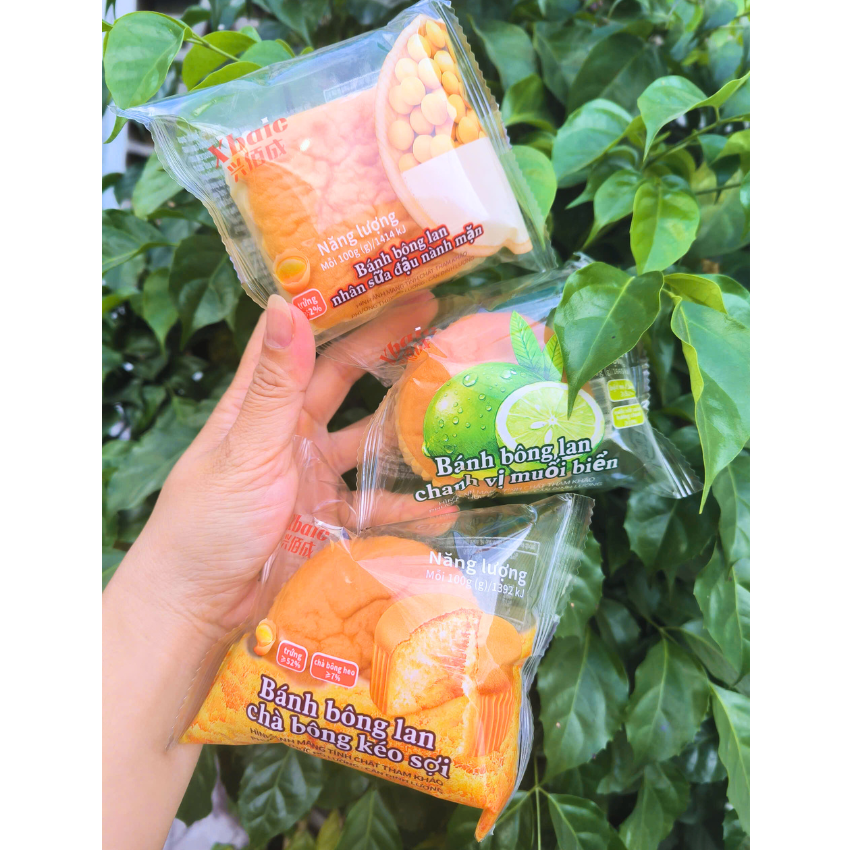 Thùng 2kg Bánh Bông Lan Phomai Kéo Sợi, Chanh Muối Biển, Sữa Đậu Nành Mềm Thơm B286 - Chuyên Sỉ TPNK