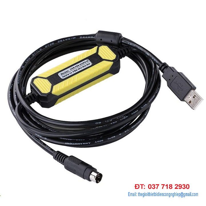 Cáp lập trình usb-fbs-232p0-9f cho plc fatek fbs - fbs-24ma fbs-40ma fbs-60ma