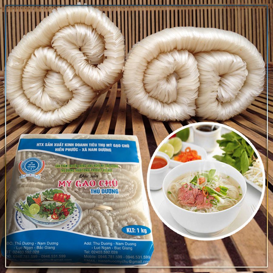 [500gr] Đặc Sản Mỳ Chũ, Mỳ Gạo Bắc Giang. Hỗ trợ ăn Kiêng Giảm Cân, không chất phụ gia, không chất bảo quản