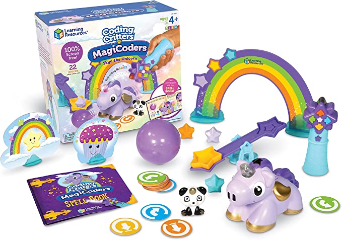Bộ rèn tư duy lập trình STEM - MagiCoder - Bé lập trình cho "người bạn Unicorn" vượt qua thử thách để phát triển tư duy logic và lập trình