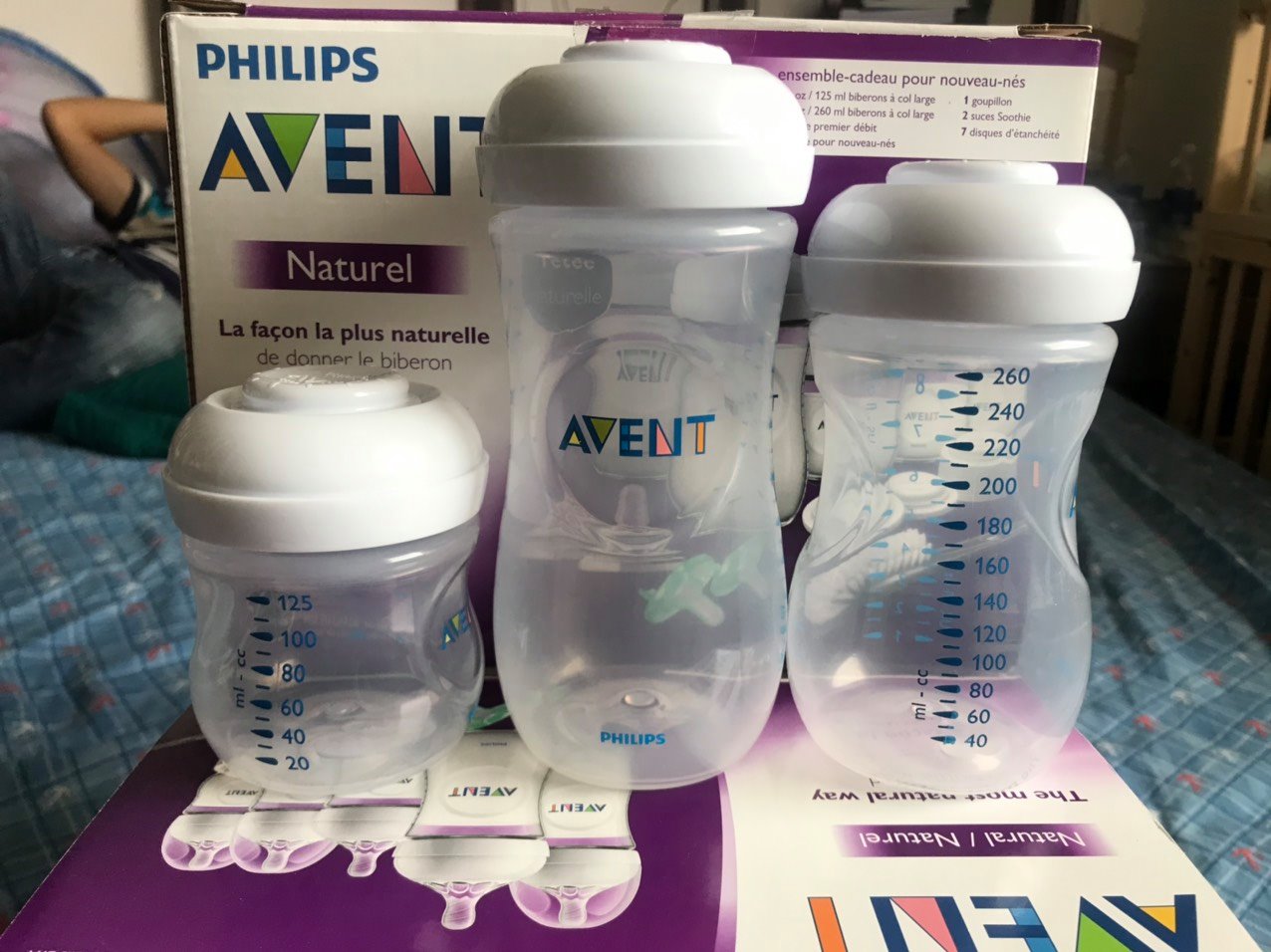 Nắp đậy, nắp chặn bình sữa Philip avent bình 125ml- 260ml - 330ml
