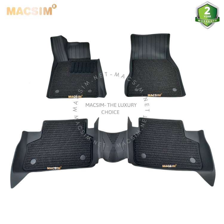 Car Floor Mats for Bmw 5 Series 520I/528I/530I 2018-Present Macsim 3W 2 Layers – High Quality Molded Tpe, Long Lasting Use Giá 7,800,000 Đồng*Miễn phí vận chuyển