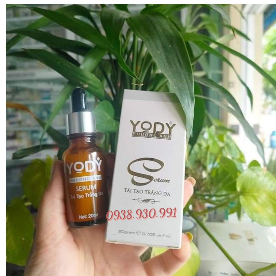 Serum dưỡng trắng da yody white phương anh dưỡng da khô