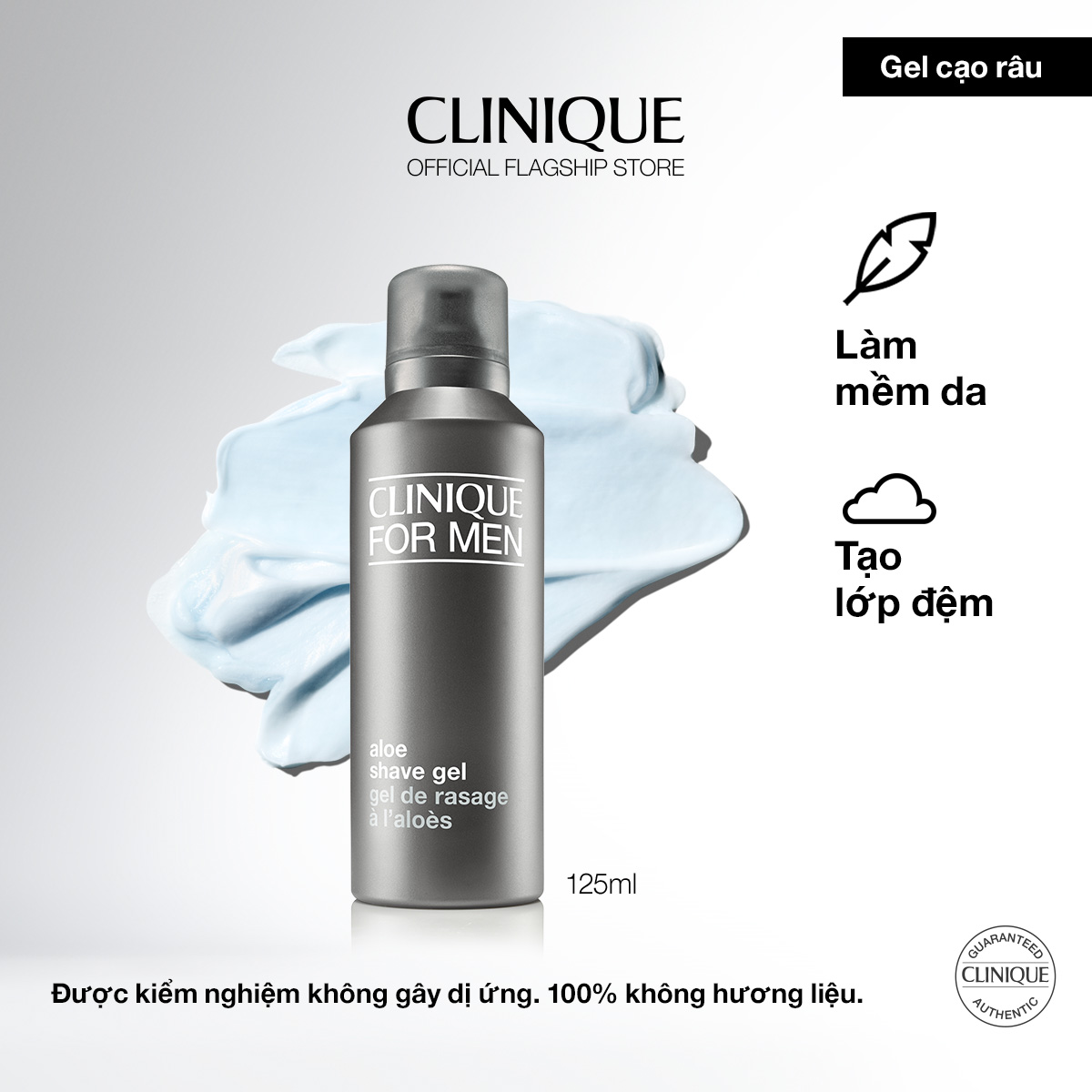 Kem Cạo Râu Clinique For Men Aloe Shave Gel 125ml