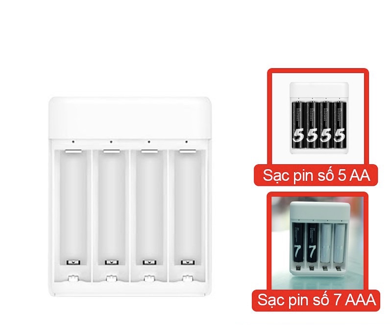 Bộ sạc pin AA - AAA ZMI ZI5/ZI7 PB401