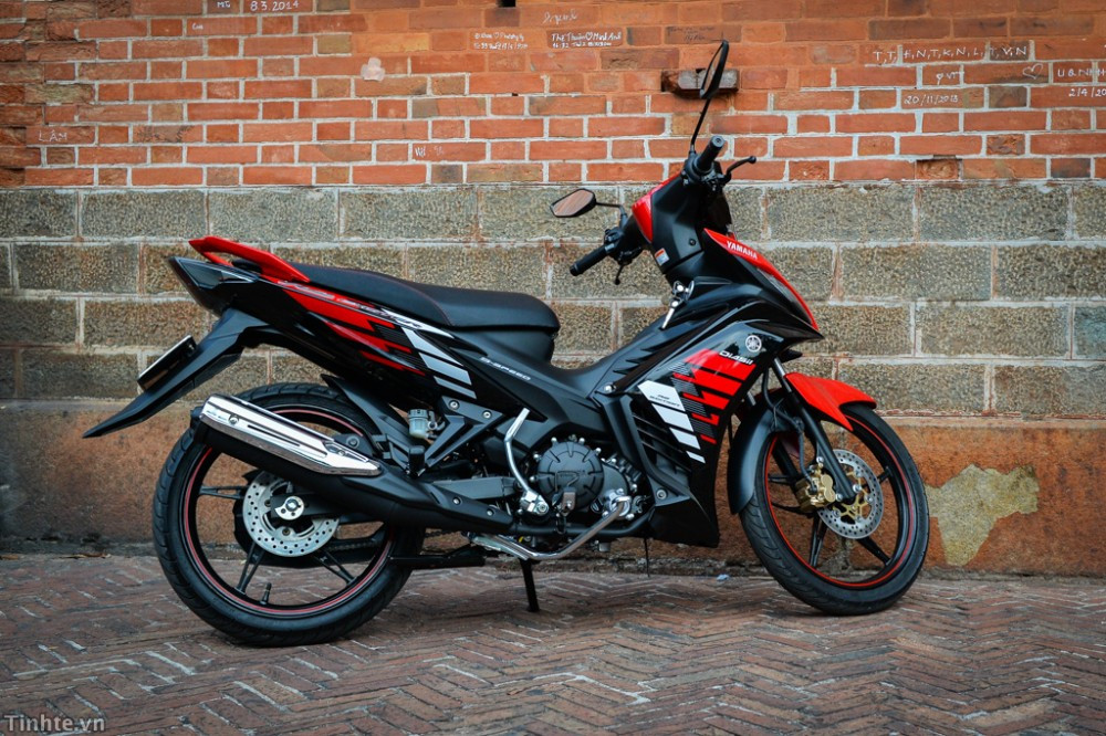 Tem rời exciter 135 mẫu zin 2014 màu đen đỏ trắng